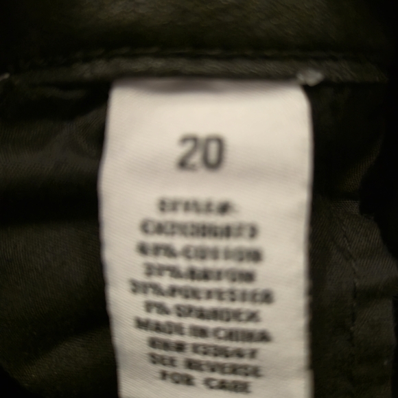 Cleberty Black Coated Skinny Jeans - Size 20 - Picture 4 of 4